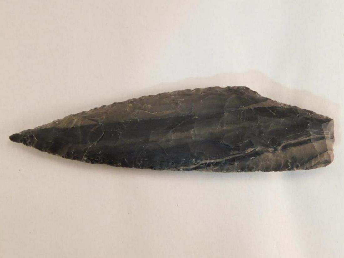 5 INCH HAND KNAPPED ARROWHEAD KNIFE  ROCK STONE (1 of 3)