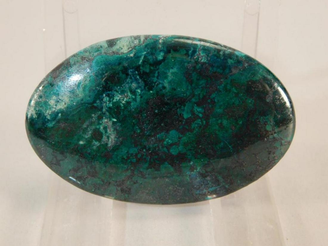 CHRYSOCOLLA AND MALACHITE ROCK STONE LAPIDARY SPECIMEN (1 of 3)