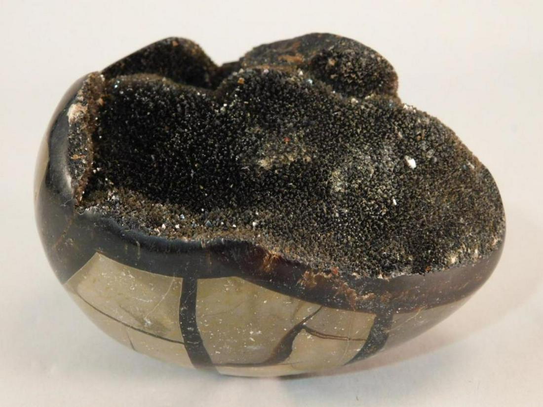 SEPTARIAN ROCK DRAGON EGG  ROCK STONE LAPIDARY SPECIMEN (1 of 3)