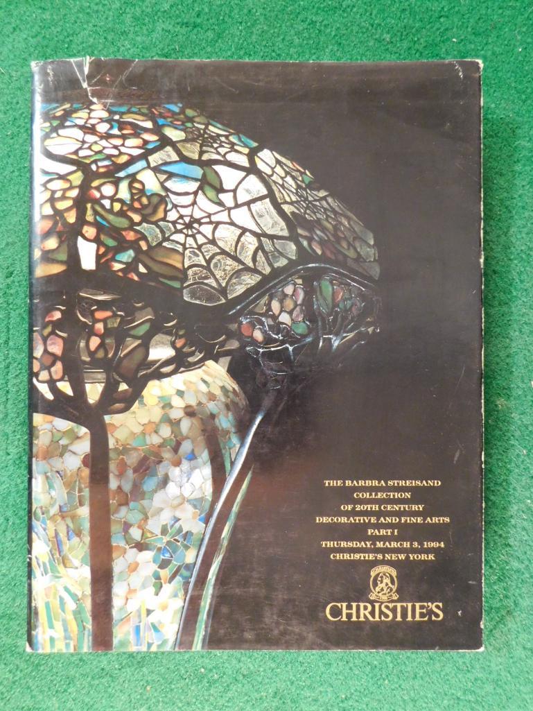 80366 THE BARBRA STREISAND COLLECTION CHRISTIE'S BOOK (1 of 4)