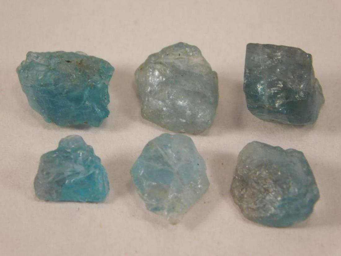 BLUE APATITE   ROCK STONE LAPIDARY SPECIMEN (1 of 2)