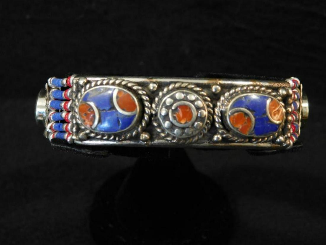 LAPIS AND CARNELIAN BRACELET: LAPIS AND CARNELIAN BRACELET
