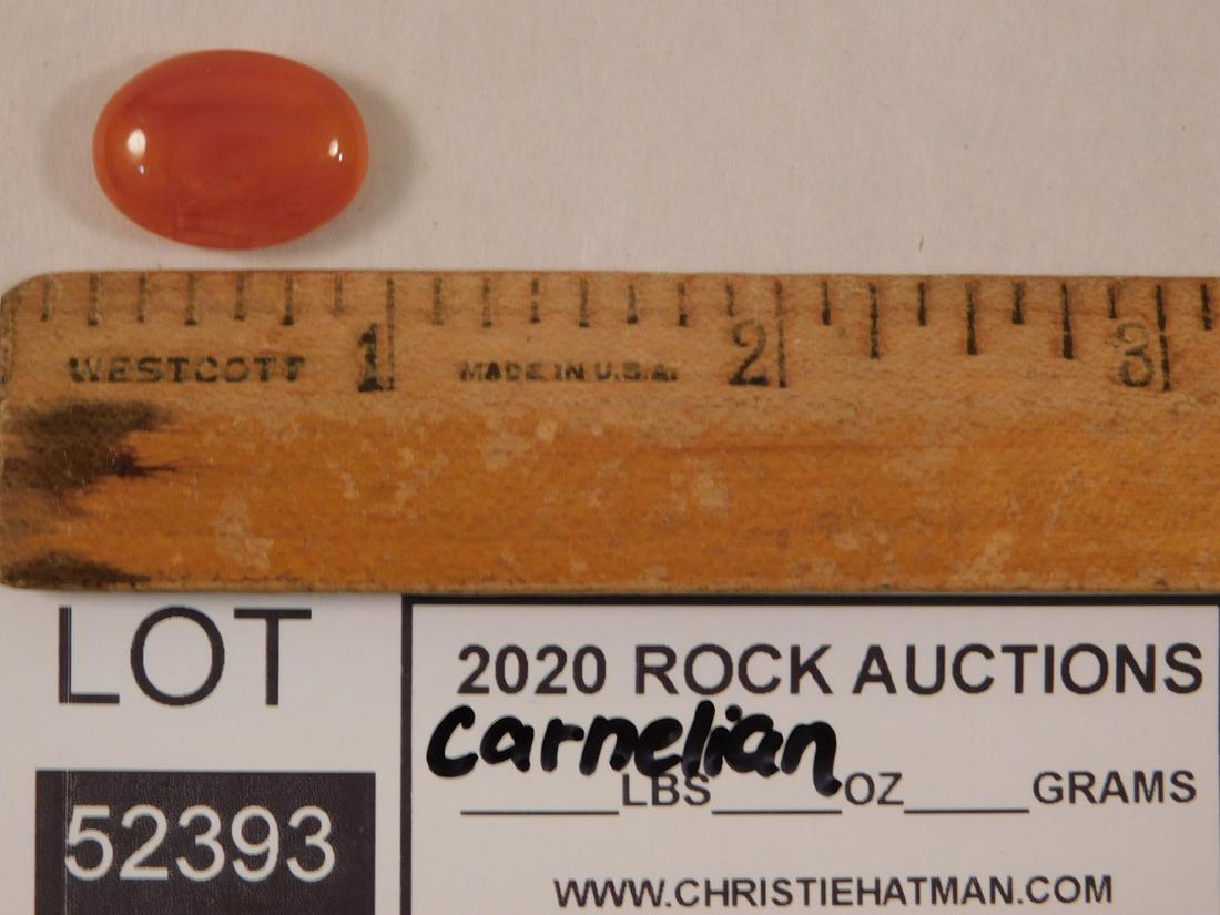 CARNELIAN CABOCHON ROCK STONE LAPIDARY SPECIMEN: CARNELIAN CABOCHON ROCK STONE LAPIDARY SPECIMEN