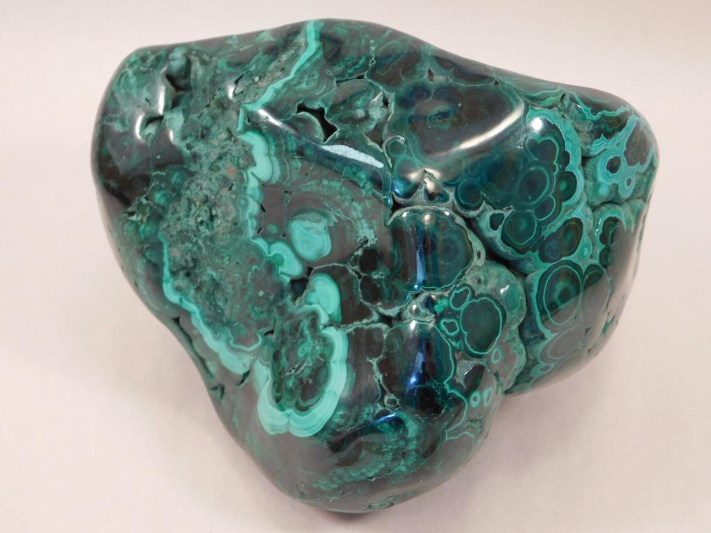 MALACHITE ROCK STONE LAPIDARY SPECIMEN: MALACHITE ROCK STONE LAPIDARY SPECIMEN