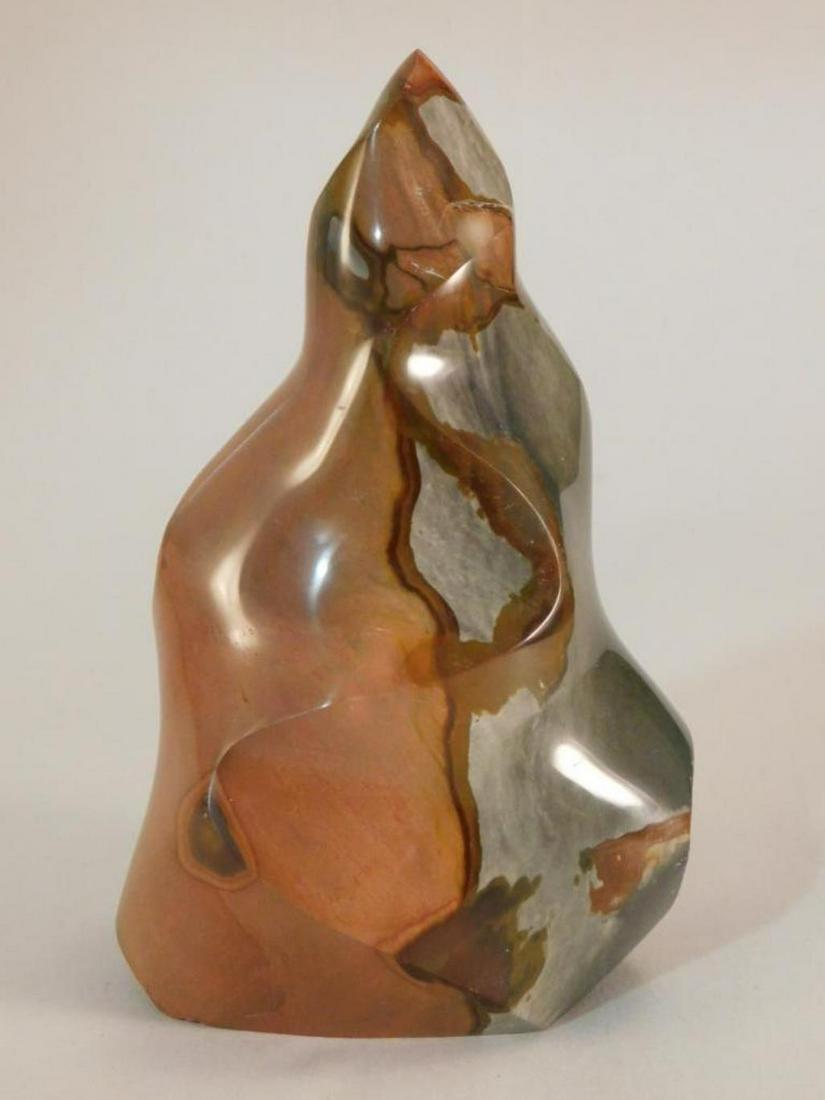 POLYCHROME JASPER SCULPTURE ROCK STONE LAPIDARY: POLYCHROME JASPER SCULPTURE ROCK STONE LAPIDARY SPECIMEN