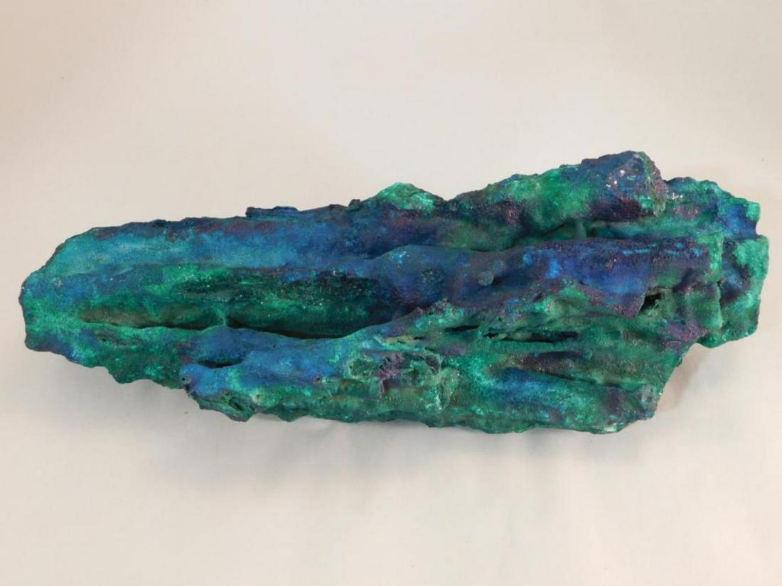 MALACHITE AZURITE STALAGTITE ROCK STONE LAPIDARY: MALACHITE AZURITE STALAGTITE ROCK STONE LAPIDARY SPECIMEN
