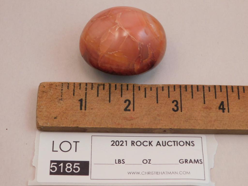 CARNELIAN POLISHED ROCK STONE LAPIDARY SPECIMEN: Thank you for attending HATMAN AUCTIONS! Please see photos for measurements and descriptions. If you purchase lots of heavy items, we can hold them for you until you can pick them up. *We are an aucti