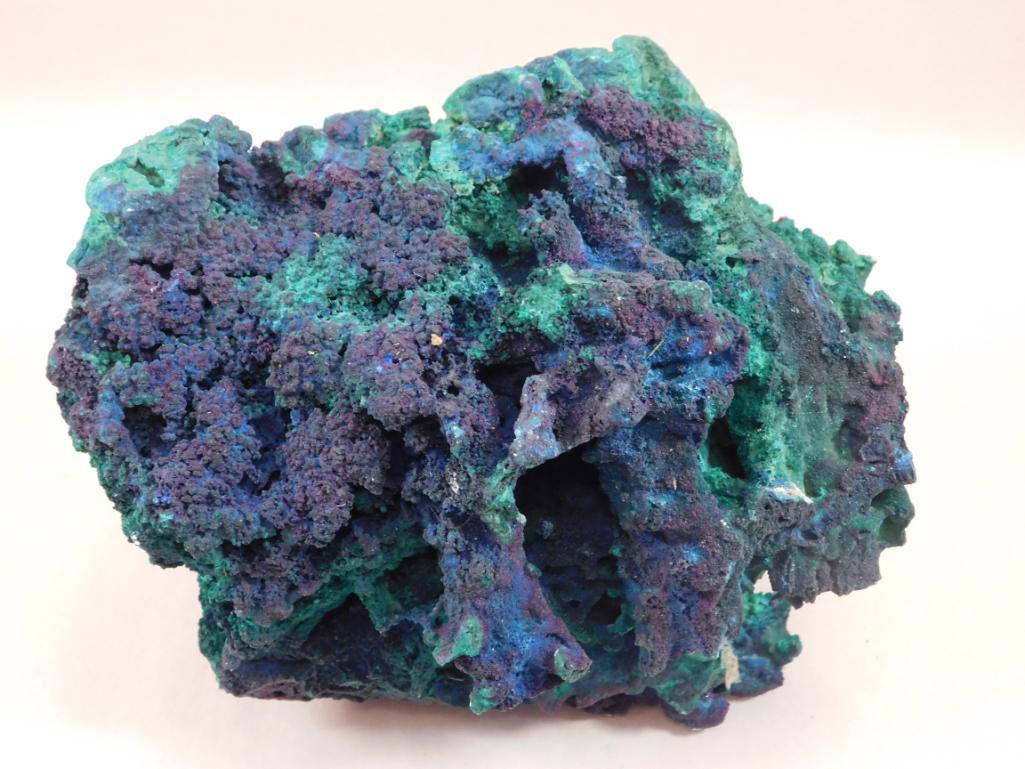 MALACHITE AZURITE STALAGTITE ROCK STONE LAPIDARY: Thank you for attending HATMAN AUCTIONS! Please see photos for measurements and descriptions. If you purchase lots of heavy items, we can hold them for you until you can pick them up. *We are an aucti