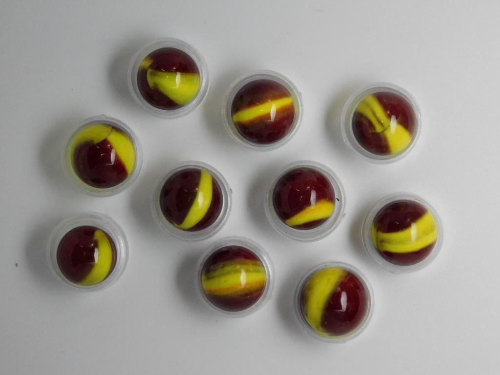 RIBBON MARBLE VINTAGE ANTIQUE COLLECTION MARBLES: Thank you for attending HATMAN AUCTIONS! MARBLE TYPES INCLUDE AGGIE, JABO, CONTEMPORARY, ONION SKIN, GERMAN, SULPHIDE, CATS-EYE, MULTI-VEIN, BANANA, BENNINGTON, CLAY, GLASS, FROSTED, ORIENTAL, SWIRL,