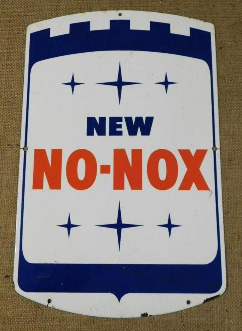 NEW NO-NOX ADVERTISING SIGN VINTAGE ANTIQUE: THANK YOU FOR ATTENDING TODAY'S AUCTION, which features Advertising, Guns, Petroliana, Coins, Toys, Ephemera, Primitives, & Americana. Items in this auction will be available for preview in Mammoth Sp