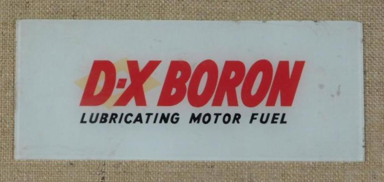 D X BORON GLASS PUMP INSERT ADVERTISING: THANK YOU FOR ATTENDING TODAY'S AUCTION, which features Advertising, Guns, Petroliana, Coins, Toys, Ephemera, Primitives, & Americana. Items in this auction will be available for preview in Mammoth Sp