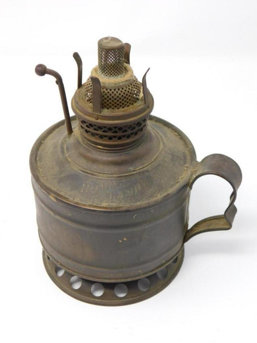 VINTAGE THE HOME LAMP MILLER OIL CO ANTIQUE: VINTAGE THE HOME LAMP MILLER OIL CO ANTIQUE