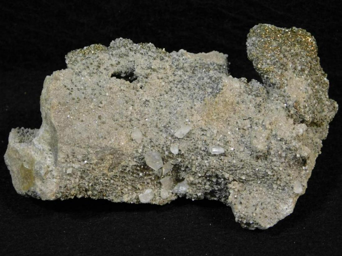 PYRITE, MARCASITE, BARITE, CHALCOPYRITE, CALCITE: PYRITE, MARCASITE, BARITE, CHALCOPYRITE, CALCITE LAFARGE QUARRY