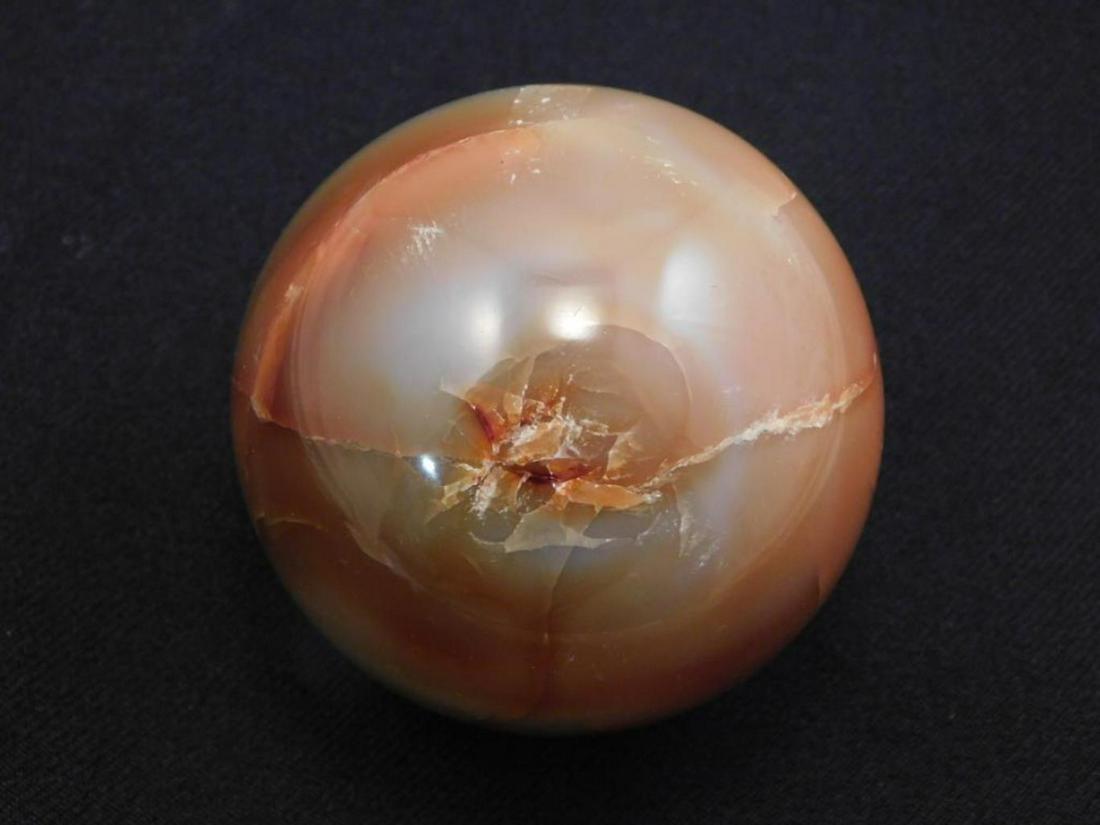 CARNELIAN SPHERE ROCK STONE LAPIDARY SPECIMEN: CARNELIAN SPHERE ROCK STONE LAPIDARY SPECIMEN
