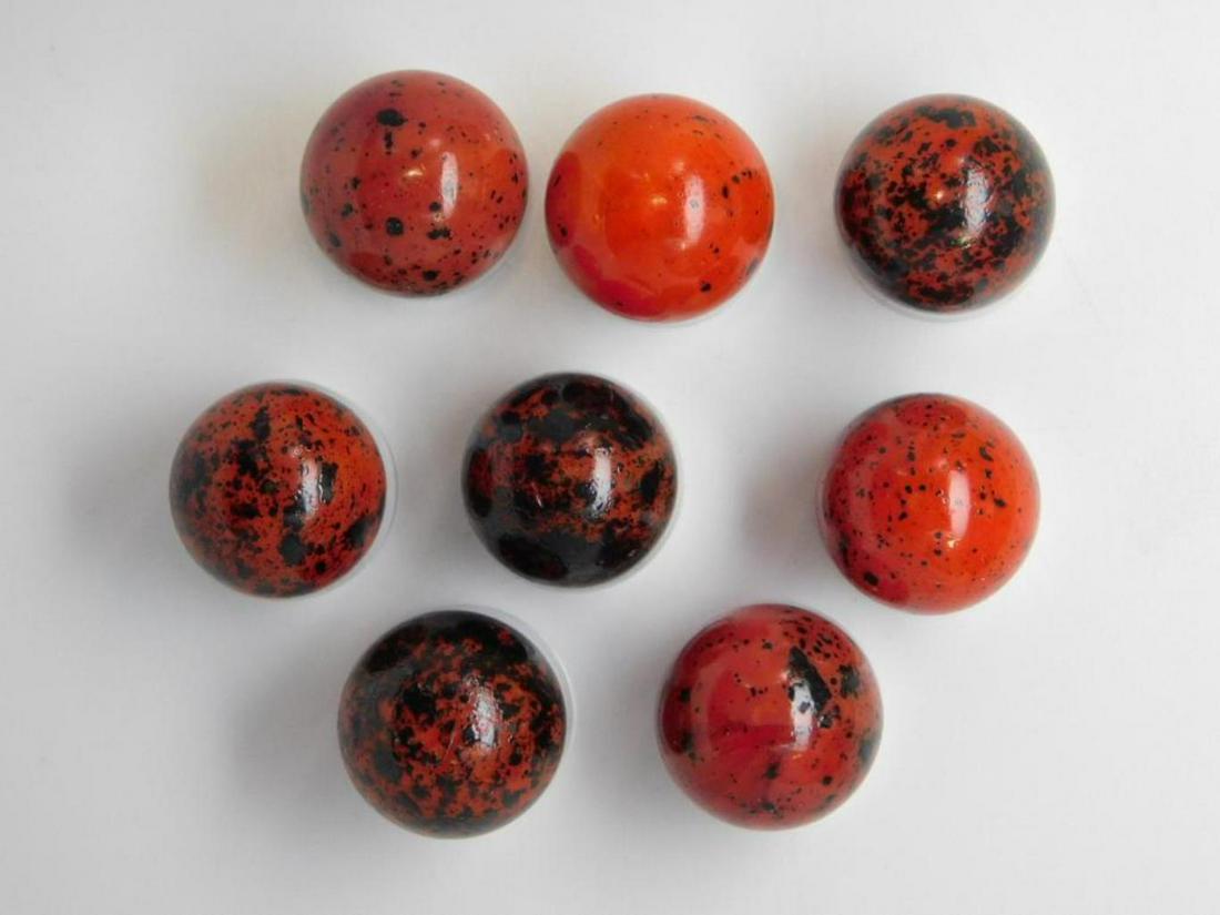 SPECKLED MARBLE TOY GLASS VINTAGE ANTIQUE COLLECTION: SPECKLED MARBLE TOY GLASS VINTAGE ANTIQUE COLLECTION MARBLES