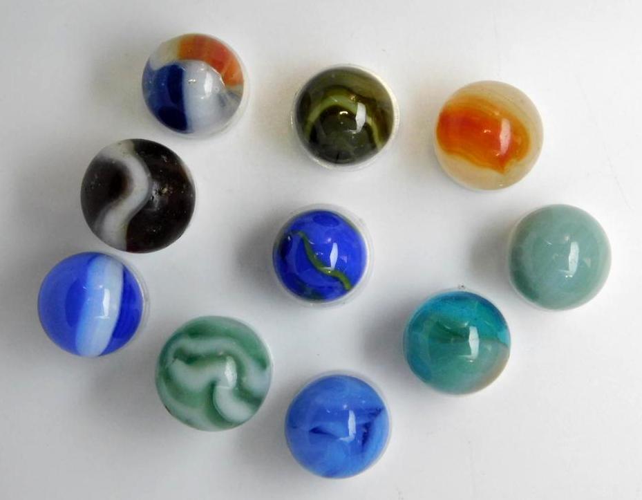AGGIE MARBLE TOY GLASS VINTAGE ANTIQUE COLLECTION: AGGIE MARBLE TOY GLASS VINTAGE ANTIQUE COLLECTION MARBLES