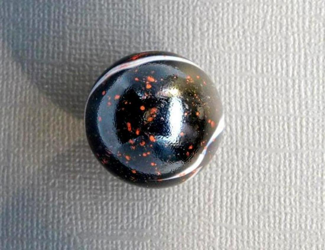 SPECKLED MARBLE TOY GLASS VINTAGE ANTIQUE COLLECTION: SPECKLED MARBLE TOY GLASS VINTAGE ANTIQUE COLLECTION MARBLES