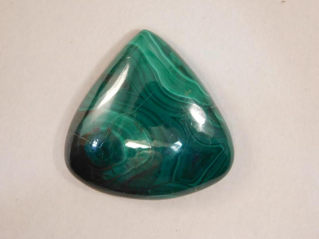 MALACHITE CABOCHON ROCK STONE LAPIDARY SPECIMEN: MALACHITE CABOCHON ROCK STONE LAPIDARY SPECIMEN