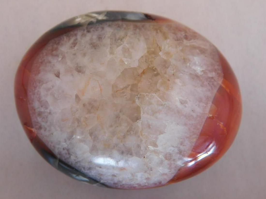 CARNELIAN POLISHED ROCK STONE LAPIDARY SPECIMEN: CARNELIAN POLISHED ROCK STONE LAPIDARY SPECIMEN