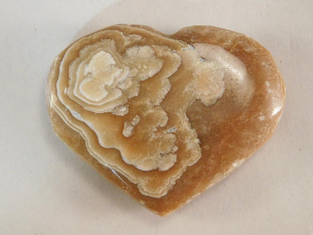 JASPER HEART ROCK STONE LAPIDARY SPECIMEN: JASPER HEART ROCK STONE LAPIDARY SPECIMEN