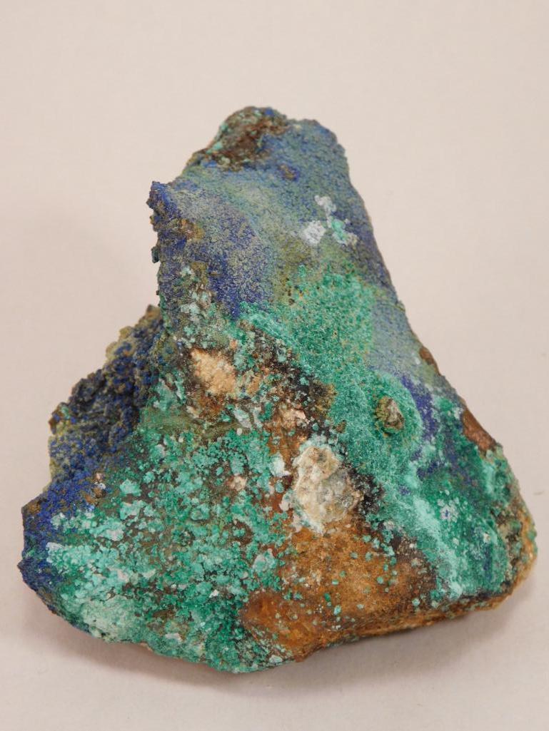 MALACHITE AZURITE ROCK STONE LAPIDARY SPECIMEN: MALACHITE AZURITE ROCK STONE LAPIDARY SPECIMEN