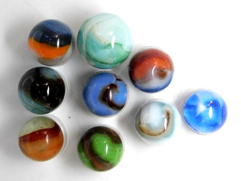 GLASS VINTAGE ANTIQUE MARBLE COLLECTION: GLASS VINTAGE ANTIQUE MARBLE COLLECTION