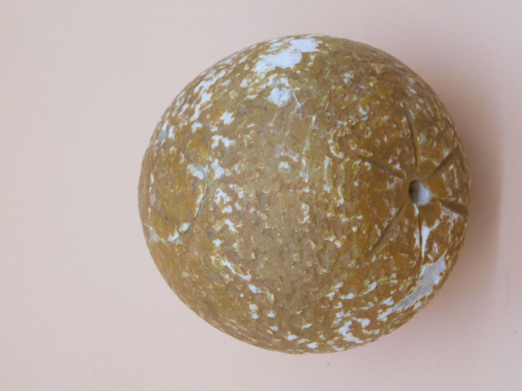 ITALIAN ALABASTER STONE ORANGE FRUIT MARBLE EARLY (1 of 2)