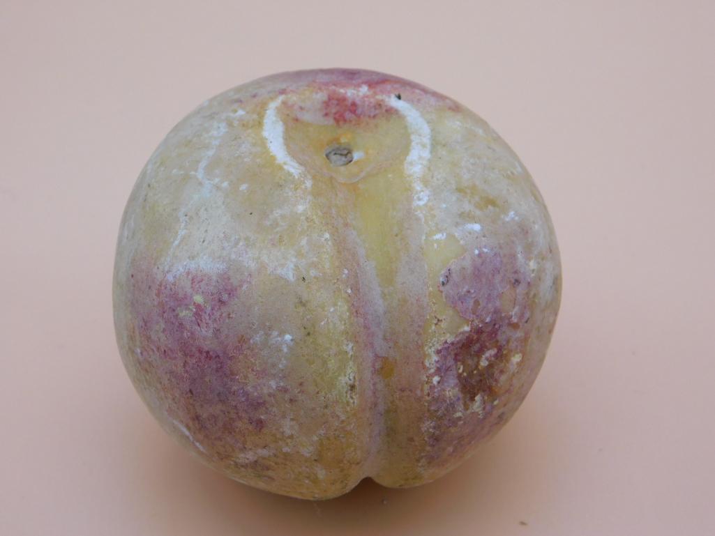 ITALIAN ALABASTER STONE FRUIT MARBLE EARLY ANTIQUE (1 of 3)