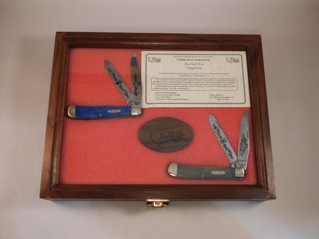 CASE KNIFE CIVIL WAR KNIFE DISPLAY SURGICAL STEEL (1 of 6)