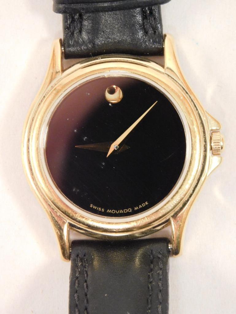 MOVADO WRIST WATCH VINTAGE ANTIQUE: Thank you for attending HATMAN AUCTIONS! This auctions consists of antiques, art, glassware, pottery, artifacts, rocks, minerals, gems , fossils and jewelry lots. Please see photos for measurements an