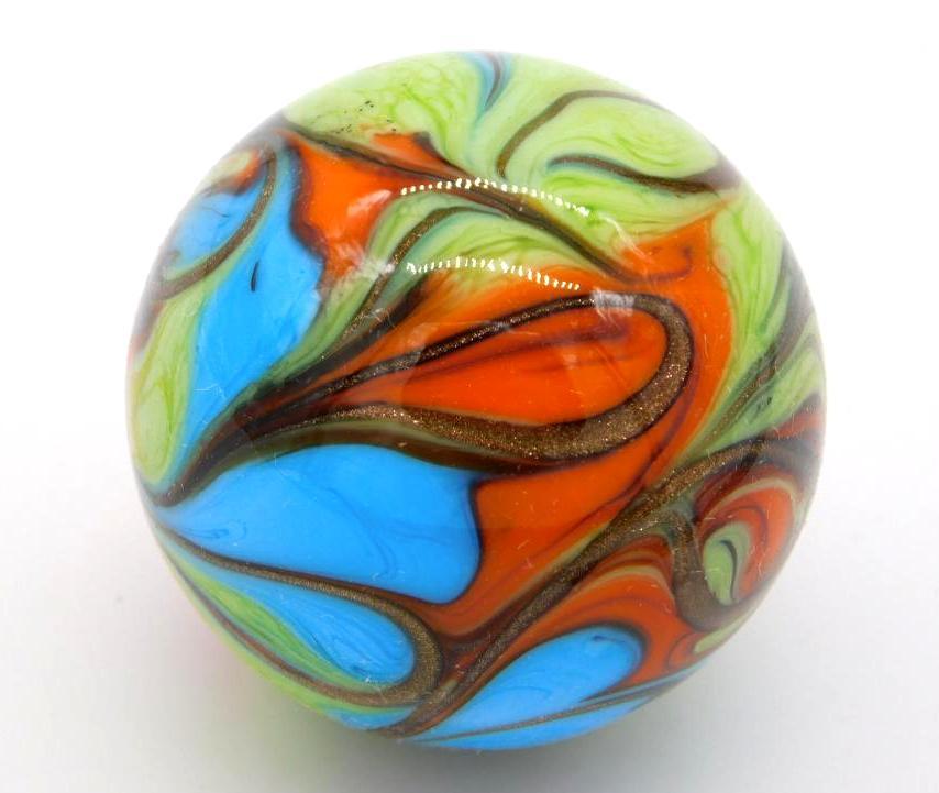 EXTRA LARGE GLASS VINTAGE MARBLE CONTEMPORARY (1 of 2)