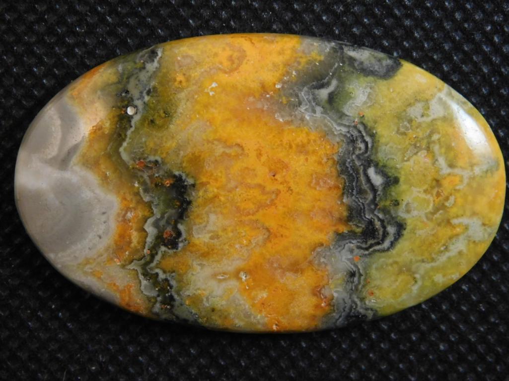 BUMBLEBEE JASPER CABOCHON ROCK STONE LAPIDARY SPECIMEN (1 of 2)