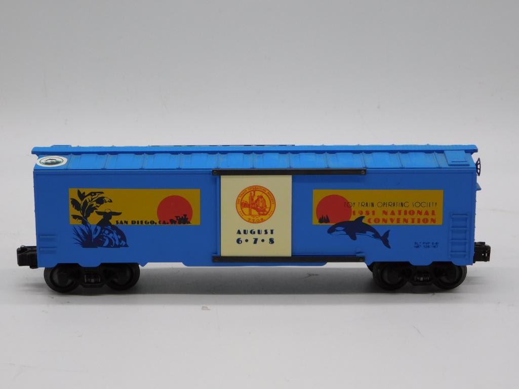 TOY TRAIN OPERATING SOCIETY 1981 NATIONAL CONVENTION: Thank you for attending HATMAN AUCTIONS! This auctions consists of antiques, art, glassware, pottery, artifacts, rocks, minerals, gems , fossils and jewelry lots. Please see photos for measurements an
