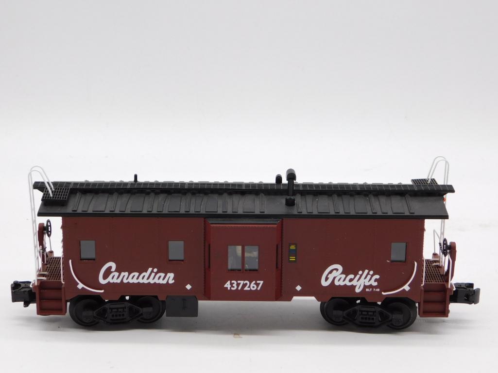 MTH CANADIAN PACIFIC BAY WINDOW CABOOSE WITH ORIGINAL: Thank you for attending HATMAN AUCTIONS! This auctions consists of antiques, art, glassware, pottery, artifacts, rocks, minerals, gems , fossils and jewelry lots. Please see photos for measurements an