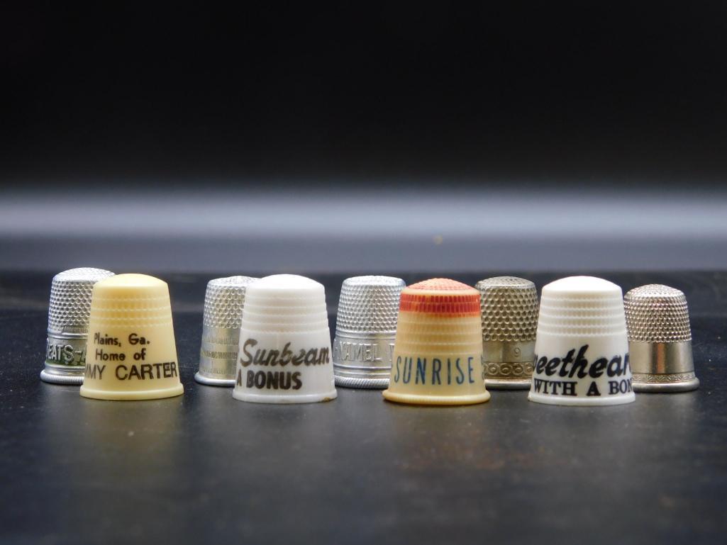 ADVERTISING THIMBLES ANTIQUE& VINTAGE: ADVERTISING THIMBLES ANTIQUE& VINTAGE