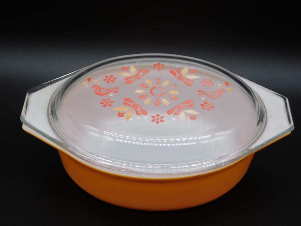 PYREX SERVING DISH WITH LID ANTIQUE& VINTAGE: PYREX SERVING DISH WITH LID ANTIQUE& VINTAGE