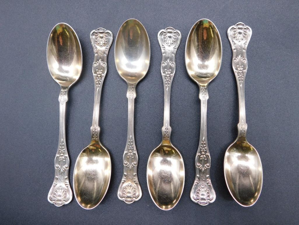 THEODORE B STARR MONOGRAMMED STERLING SILVER SPOONS SET (1 of 4)