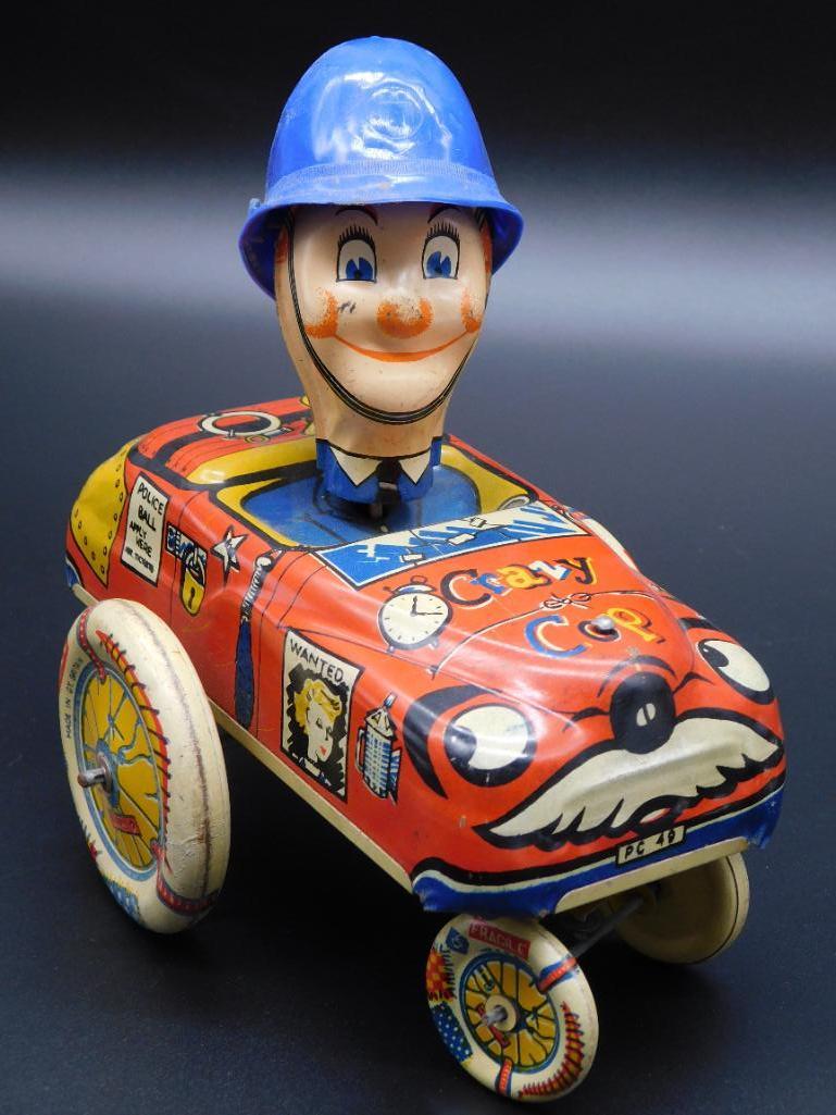 CRAZY COP POLICE TOY GREAT BRITAIN ANTIQUE& VINTAGE: CRAZY COP POLICE TOY GREAT BRITAIN ANTIQUE& VINTAGE