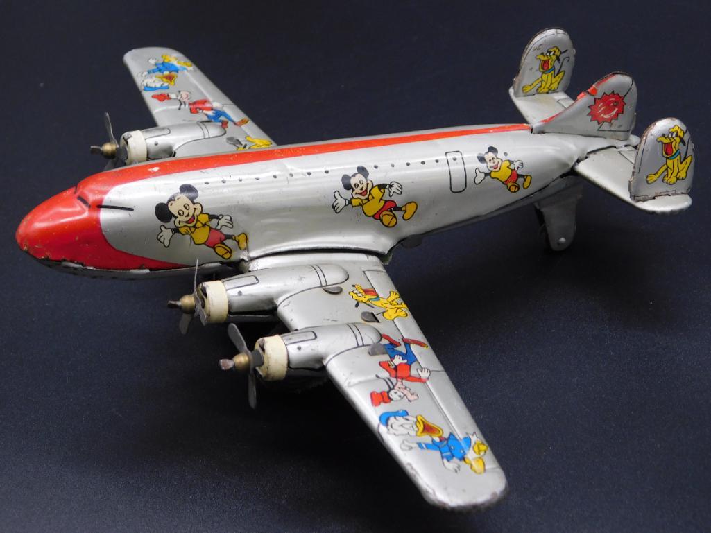 LINE MAR TOYS DISNEY AIRPLANE  ANTIQUE& VINTAGE (1 of 6)