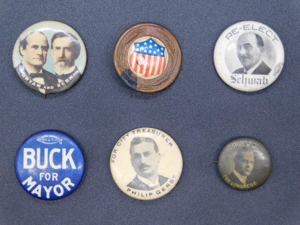 VINTAGE POLITICAL PINS ANTIQUE& VINTAGE: VINTAGE POLITICAL PINS ANTIQUE& VINTAGE