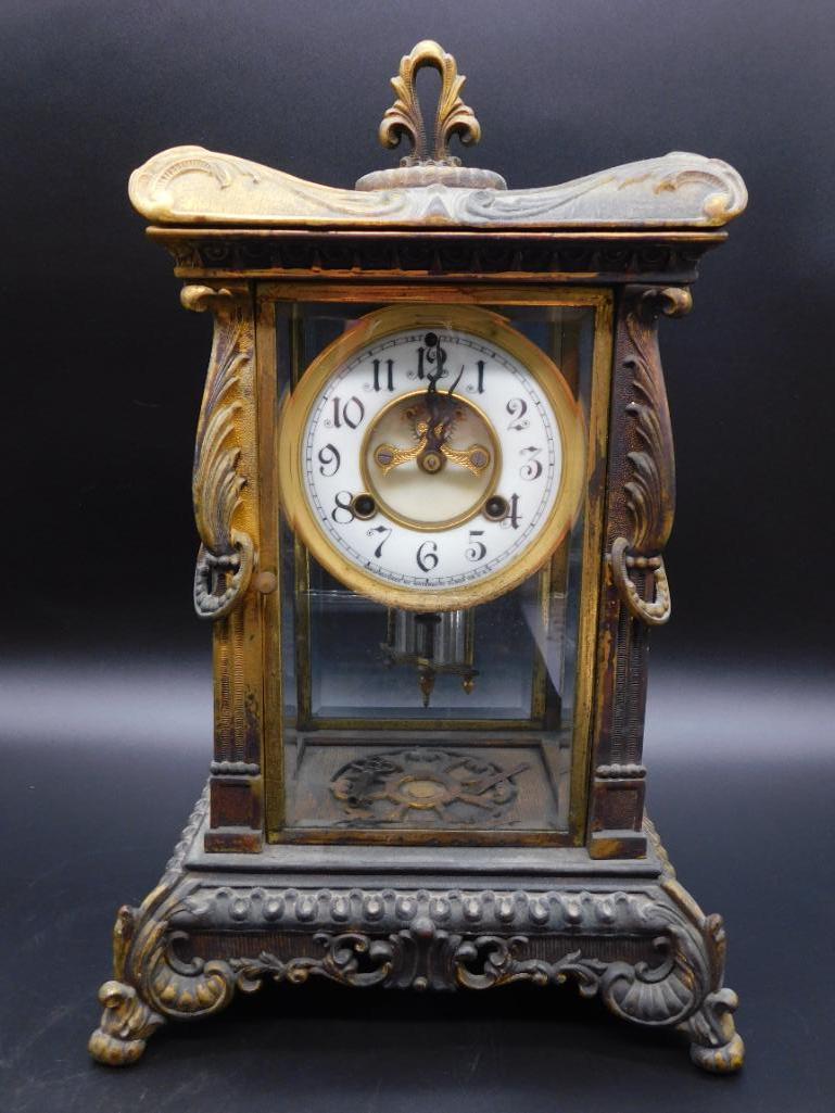 WATERBURY MANTLE CLOCK  ANTIQUE& VINTAGE (1 of 12)