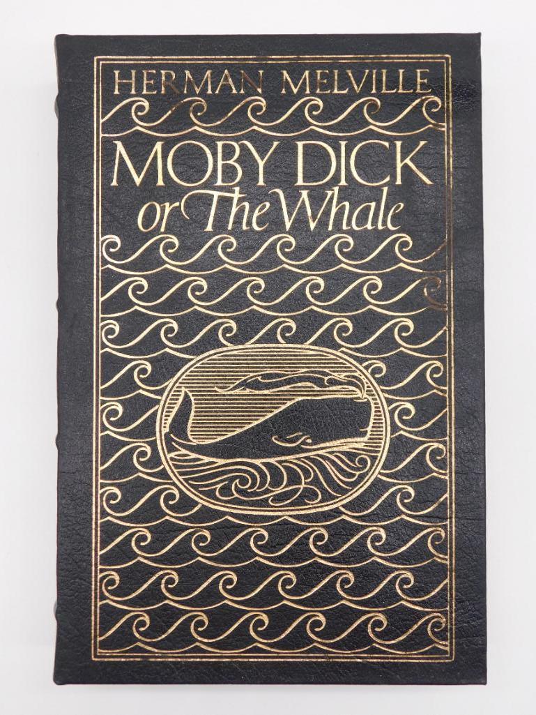 MOBY DICK EASTON PRESS OR THE WHALE BY HERMAN MELVILLE: MOBY DICK EASTON PRESS OR THE WHALE BY HERMAN MELVILLE BOOK ANTIQUE& VINTAGE