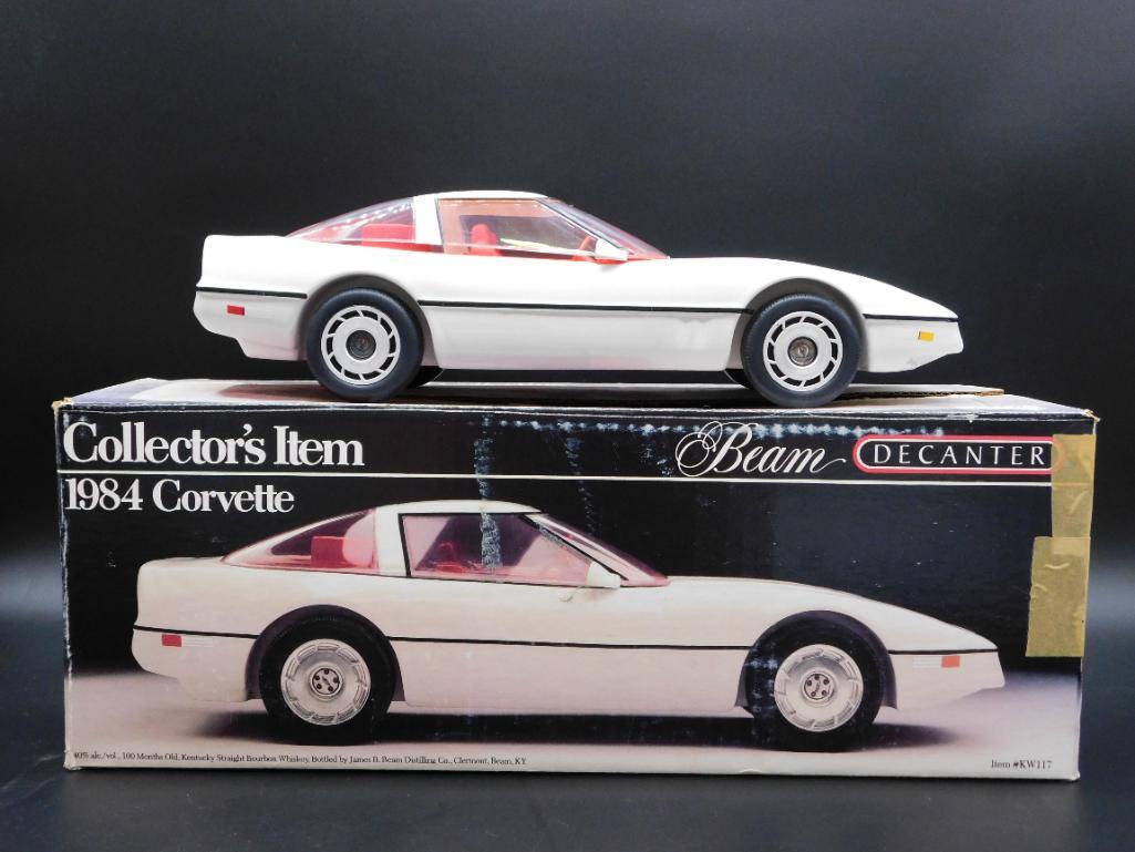 1984 CORVETTE BEAM DECANTER WITH ORIGINAL BOX  ANTIQUE& (1 of 8)