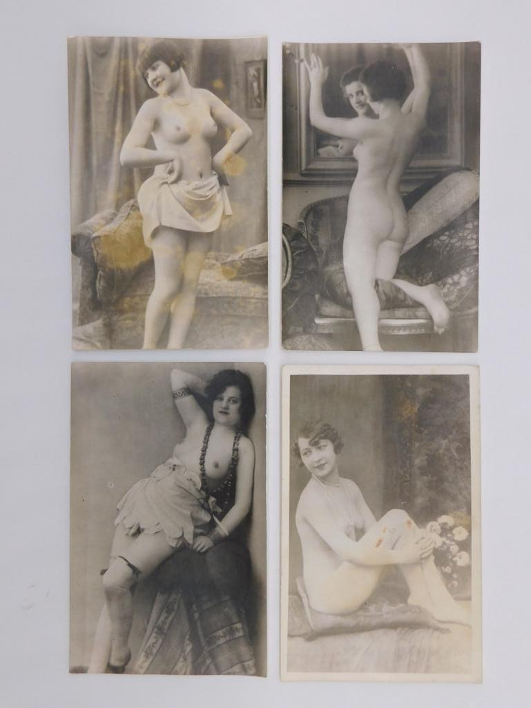 SET OF 4 NUDE PHOTOGRAPHS ANTIQUE& VINTAGE: SET OF 4 NUDE PHOTOGRAPHS ANTIQUE& VINTAGE