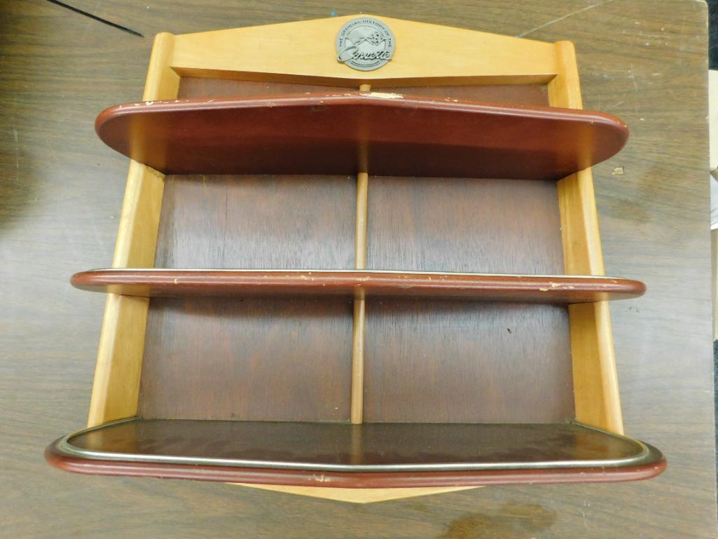 CORVETTE DISPLAY SHELF ANTIQUE& VINTAGE: CORVETTE DISPLAY SHELF ANTIQUE& VINTAGE