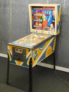 SPEAKEASY PLAYMATIC PINBALL MACHINE MADE IN SPAIN: PICK UP ONLY IN THAYER, MO. Thank you for attending HATMAN AUCTIONS! Yes, we ship all items that are not oversized. Please see photos for measurements and description This is the THIRD AUCTION in our