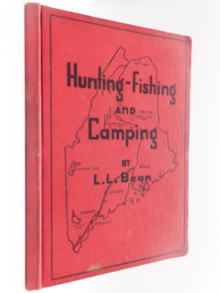 1944 HUNTING FISHING AND CAMPING BY LL BEAN BOOK: 1945 HUNTING FISHING AND CAMPING BY LL BEAN BOOK ANTIQUES, ADVERTISING, BOOKS, COLLECTIBLES