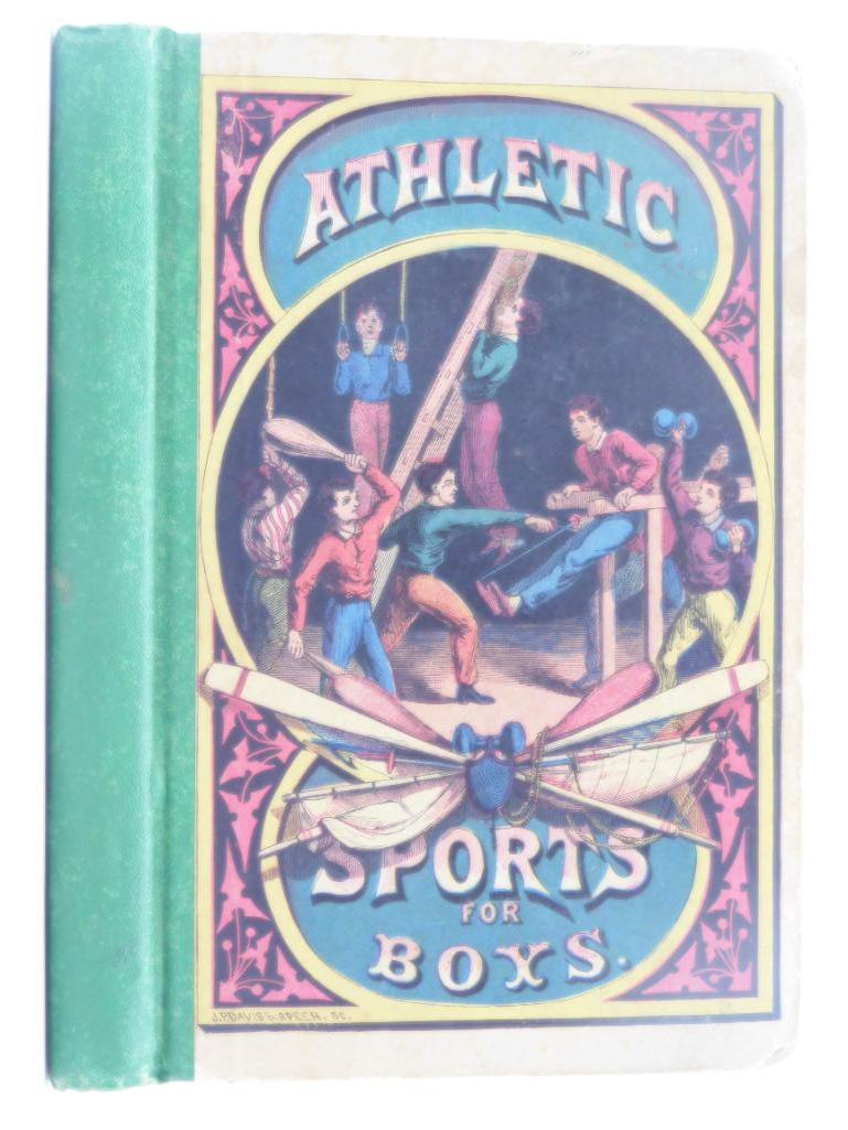 1866 ATHLETIC SPORTS FOR BOYS BOOK ANTIQUES, (1 of 8)