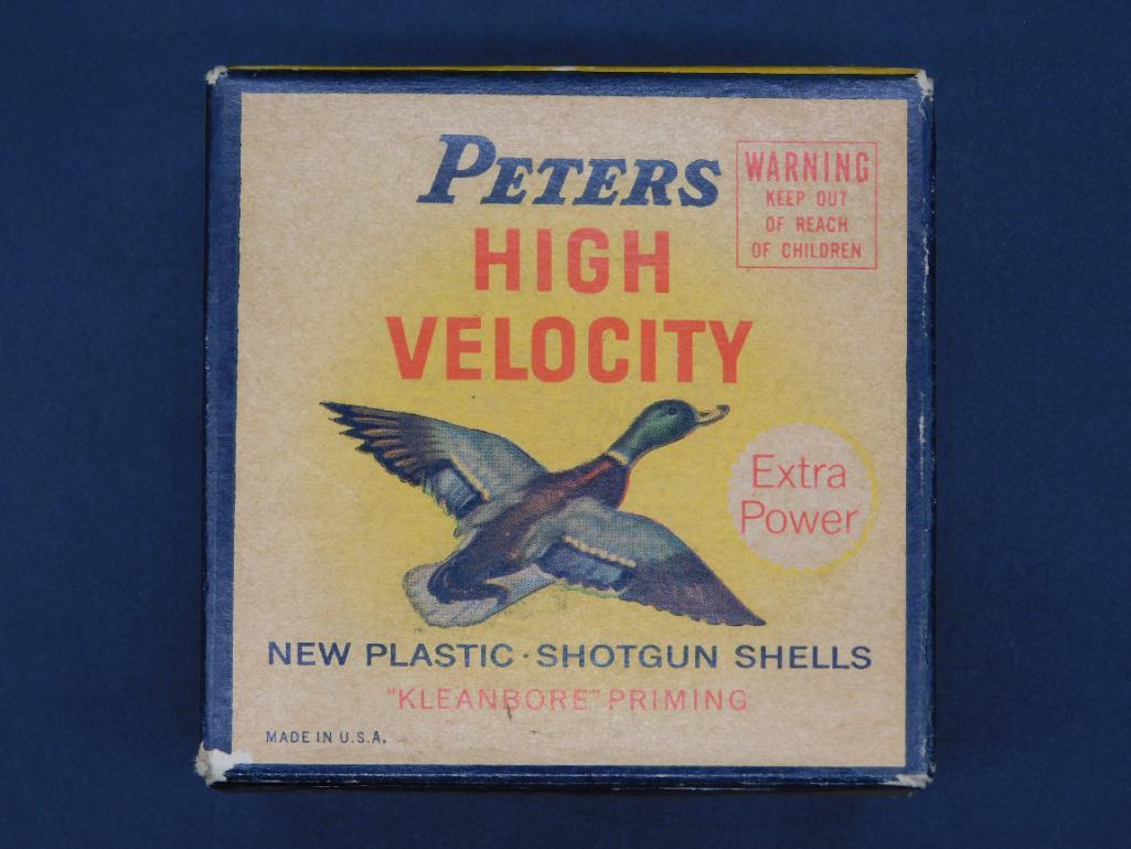 PETERS HIGH VELOCITY 16 GAUGE VINTAGEG SHOTGUN SHELLS (1 of 8)