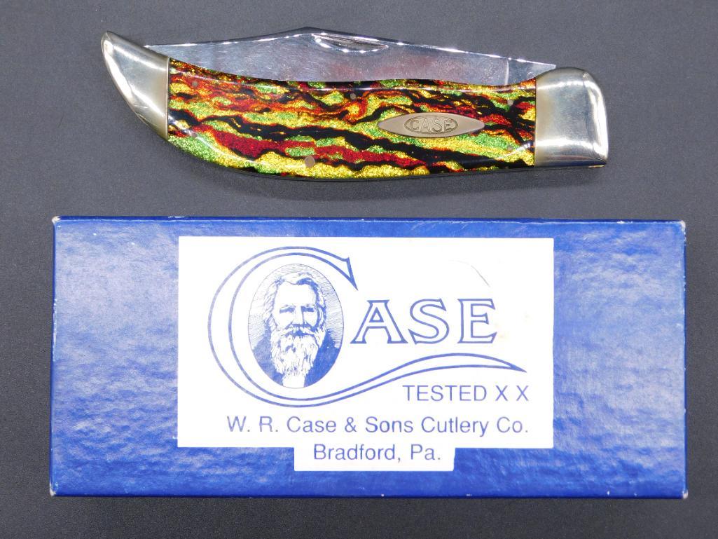 CASE POCKET KNIFE WITH COA AND ORIGINAL BOX VINTAGE: CASE POCKET KNIFE WITH COA AND ORIGINAL BOX VINTAGE ANTIQUE 1503 *** 1887 HAPPY HUNTING GROUNDS BOOK BY WILLIAM HAMILTON GIBSON VINTAGE ANTIQUE 1149